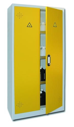 ARMOIRE DE SURETE POUR PRODUITS DANGEREUX 80L JAUNE