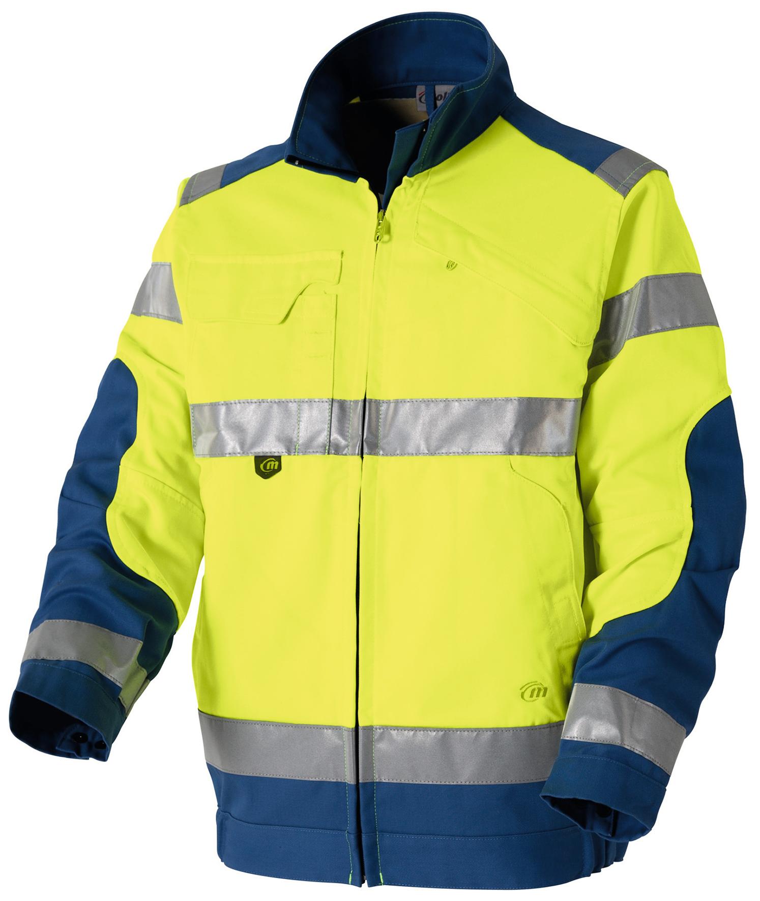 BLOUSON HAUTE VISIBILITE JAUNE/GRIS CHARCOAL TAILLE XS A 4XL