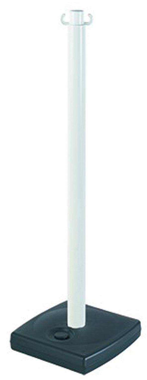 POTEAU SUR SOCLES A LESTER ROUGE/BLANC