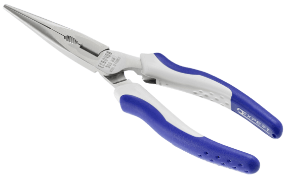 Pince à becs 1/2 rond longs droits - Expert by Facom