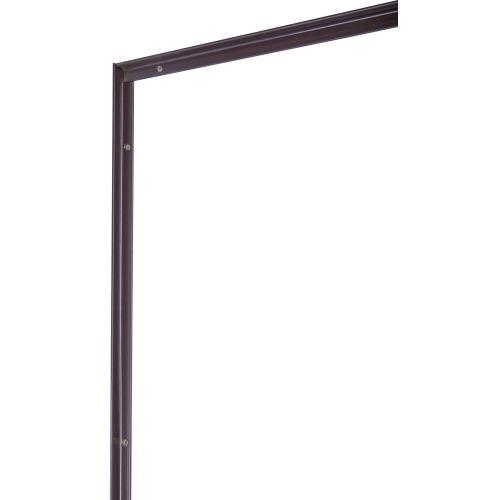 HERACLES BLI-CAP10001 cadre cornière anti-pince 20 x 20 mm époxy marron sur tube