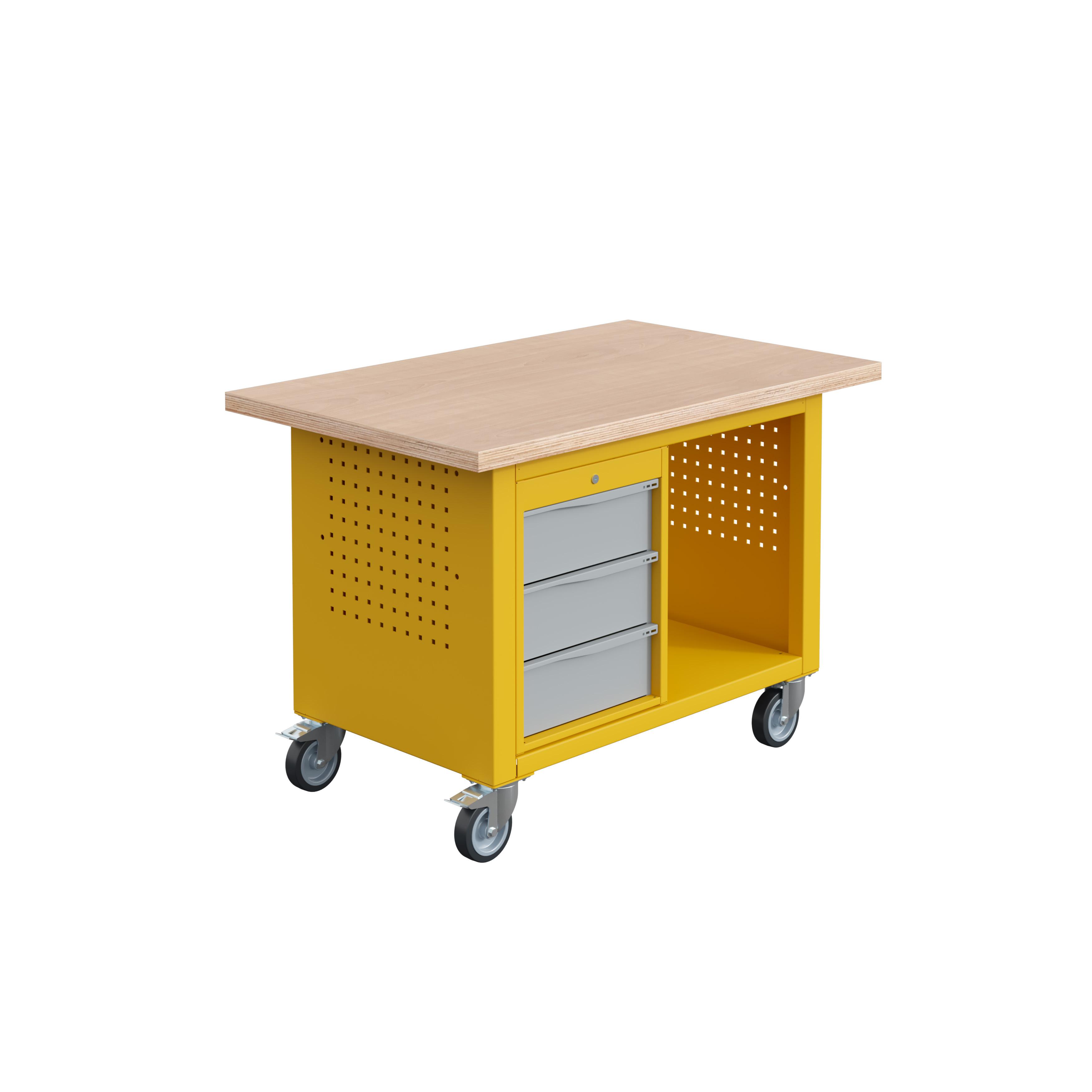 ETABLI MOBILE CHARGE 300 KG LONG 1200 MM