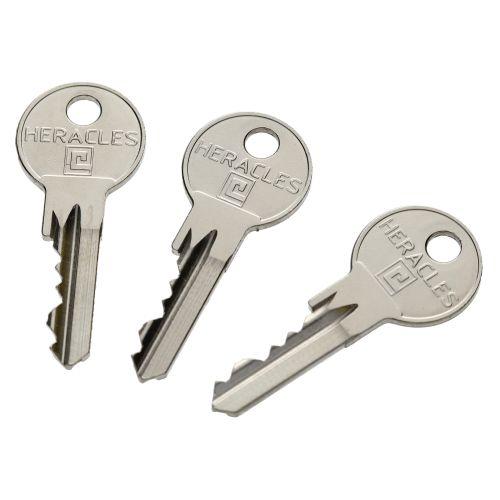 Cylindre à bouton 5 goupilles laiton nickelé B40 x 40 mm - Variure MV1