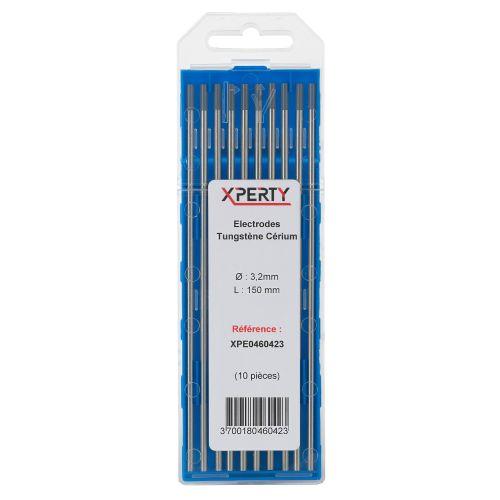Electrode tungstène cérium Gris longueur 150mm (Etui de 10) - EXPERTY