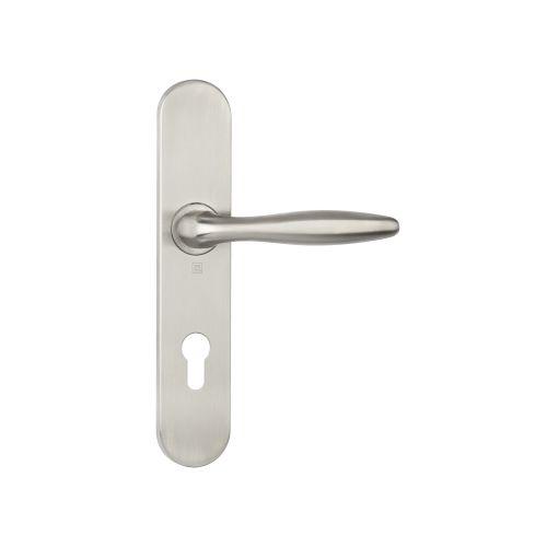 Ensemble double bequille sur plaque JADE série 1594 - Clé I - inox