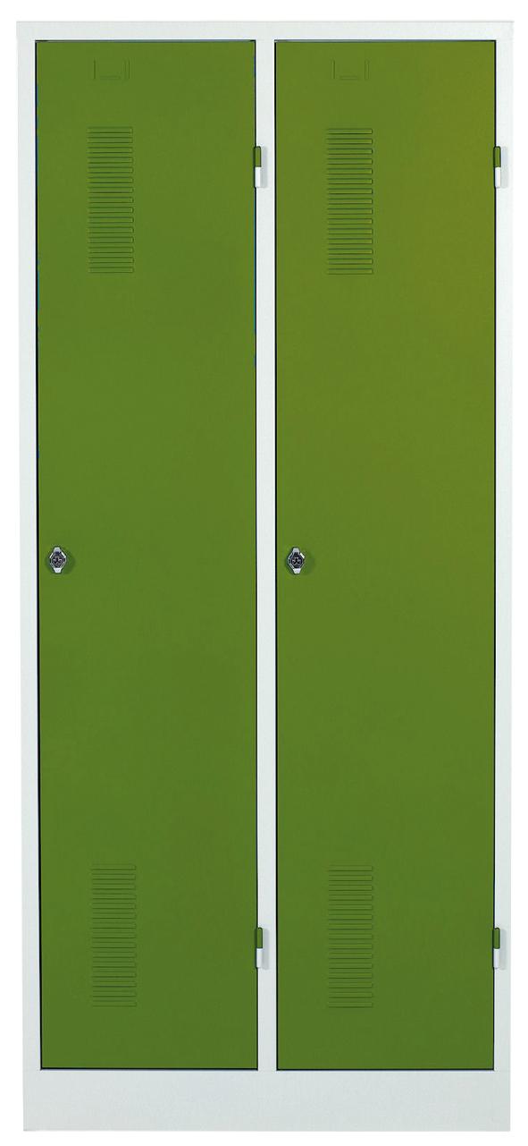 VESTIAIRE MONOBLOC SUR SOCLE VERT