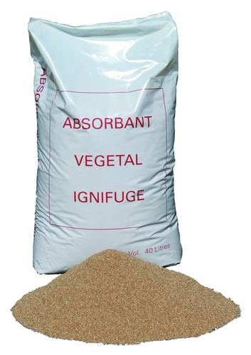 ABSIRBANT VEGETAL IGNIFUGE