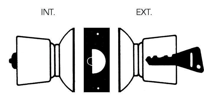 V 60 SURETE POUSSOIR TOURNANT