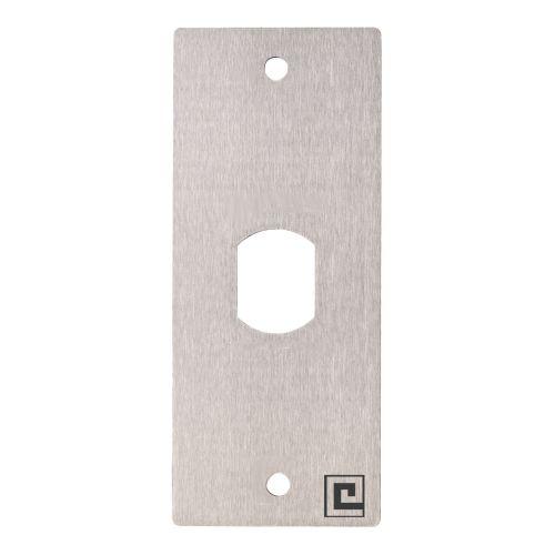 HERACLES PL40PP plaque inox 40 x 100 mm T25 avec 2 vis antivandales