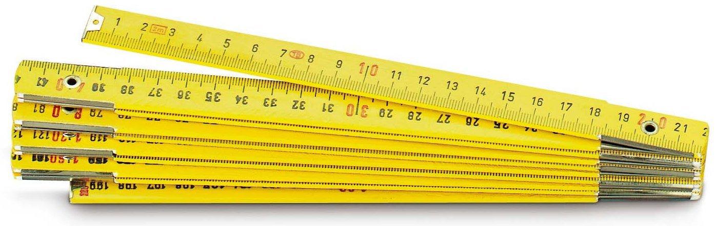 DOUBLE METRE PLIANT EN BOIS