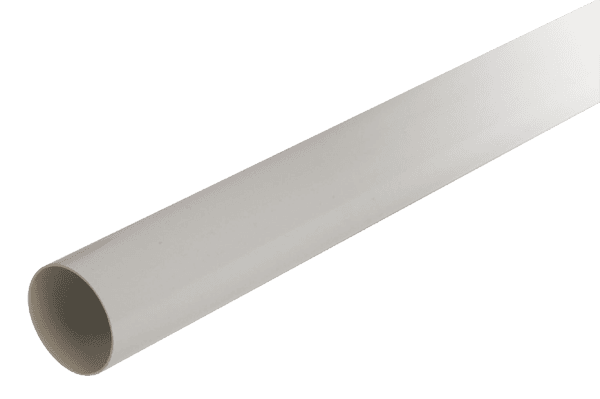 Tube PVC de descente de gouttière Diam.80mm