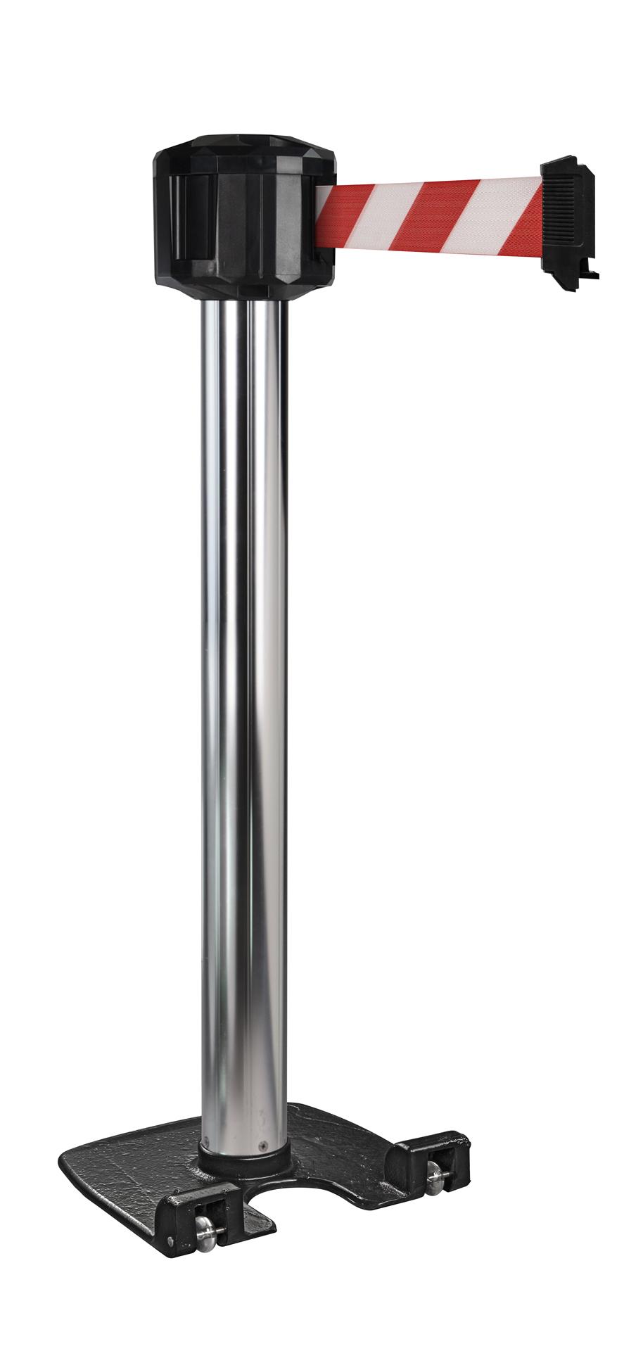 POTEAU NOIR DE GUIDAGE BOITIER ETANCHE SANGLE ROUGE