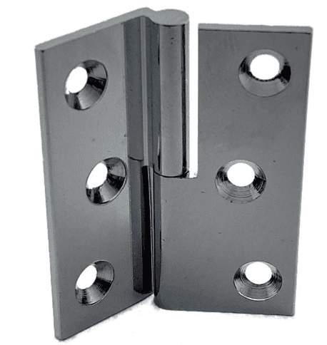 PAUMELLE NOEUD CHROME 50 X 30