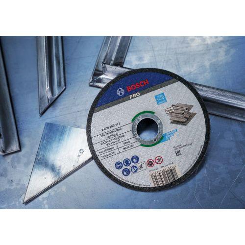 DISQUE 125X1.6 INOX PLAT