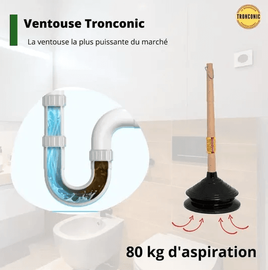 Ventouse Deboucheur Professionnel 180MM