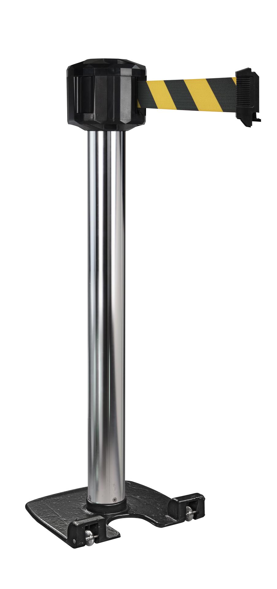 POTEAU NOIR DE GUIDAGE BOITIER ETANCHE SANGLE ROUGE