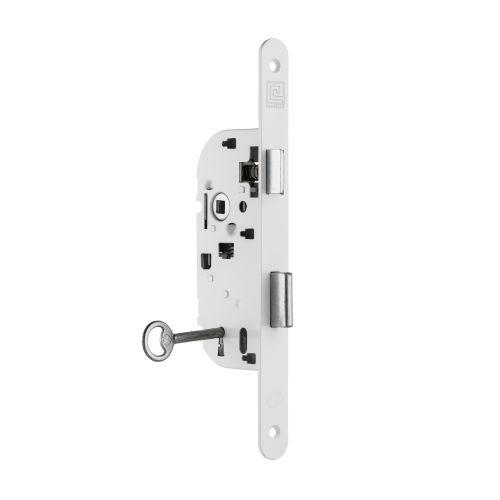 Coffre à larder monopoint étroit Série L100NF - Axe 40 MM - Clé L - Blanc