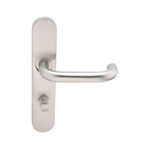 Ensemble double bequille sur plaque JADE série 1294 - Condamnation - inox