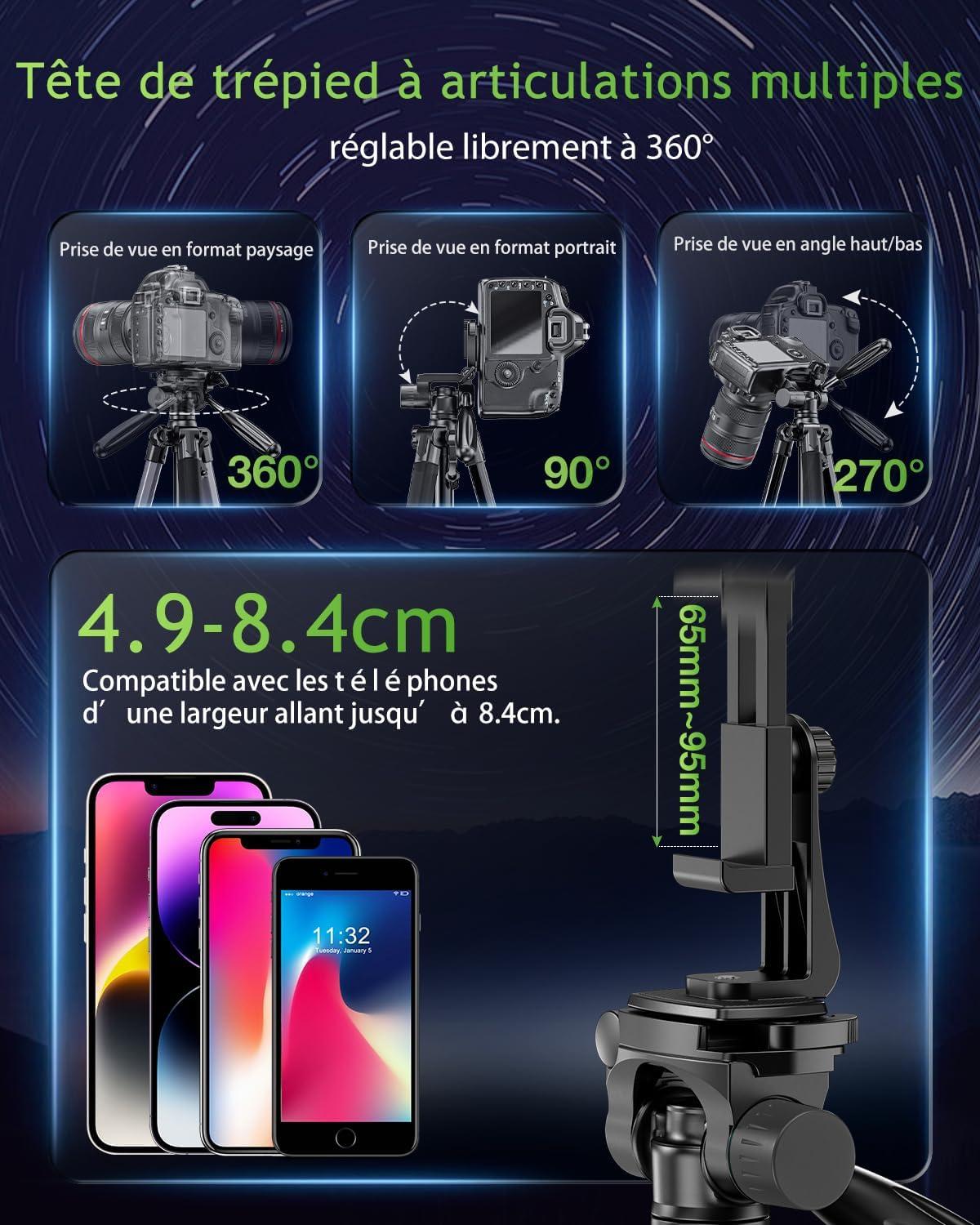 TREPIED APPAREIL PHOTO