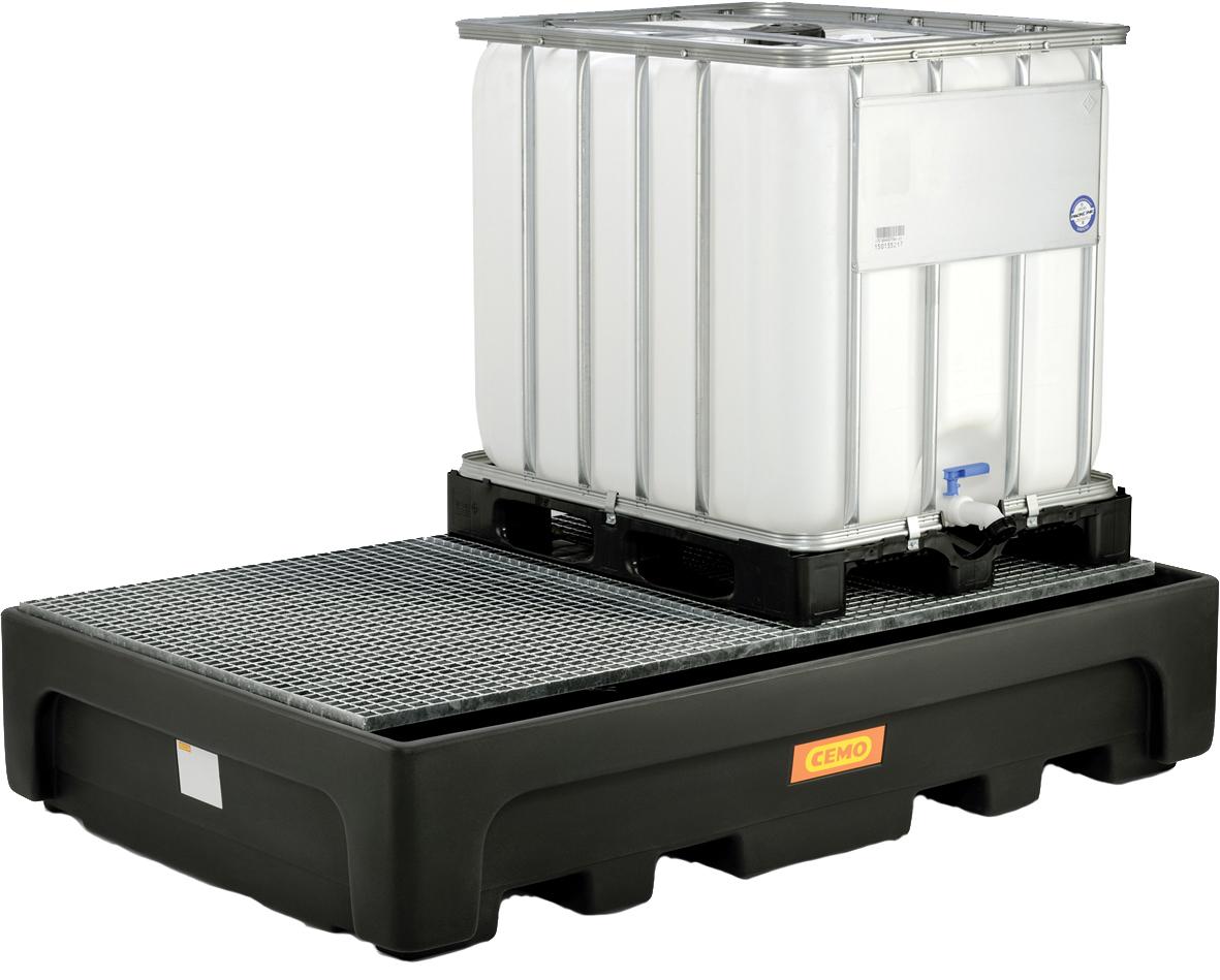 BAC DE RETENTION 2 CUBITAINERS - RETETION 1100L