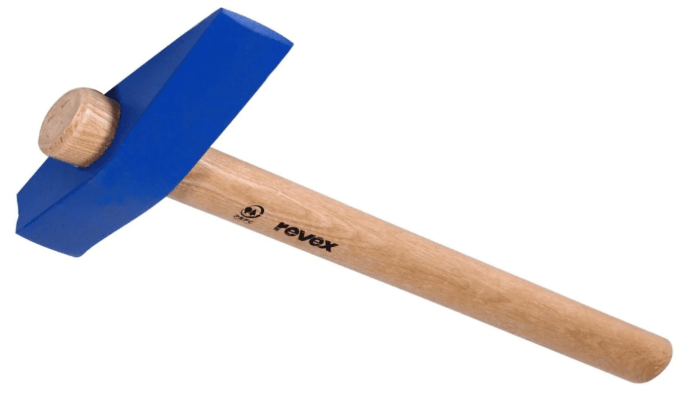 Marteau de maçon taillant et tête creuse - 1,25 kg