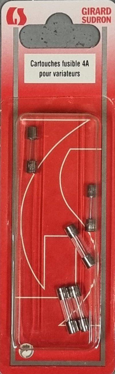 CARTOUCHES FUSIBLE 4A 220 V
