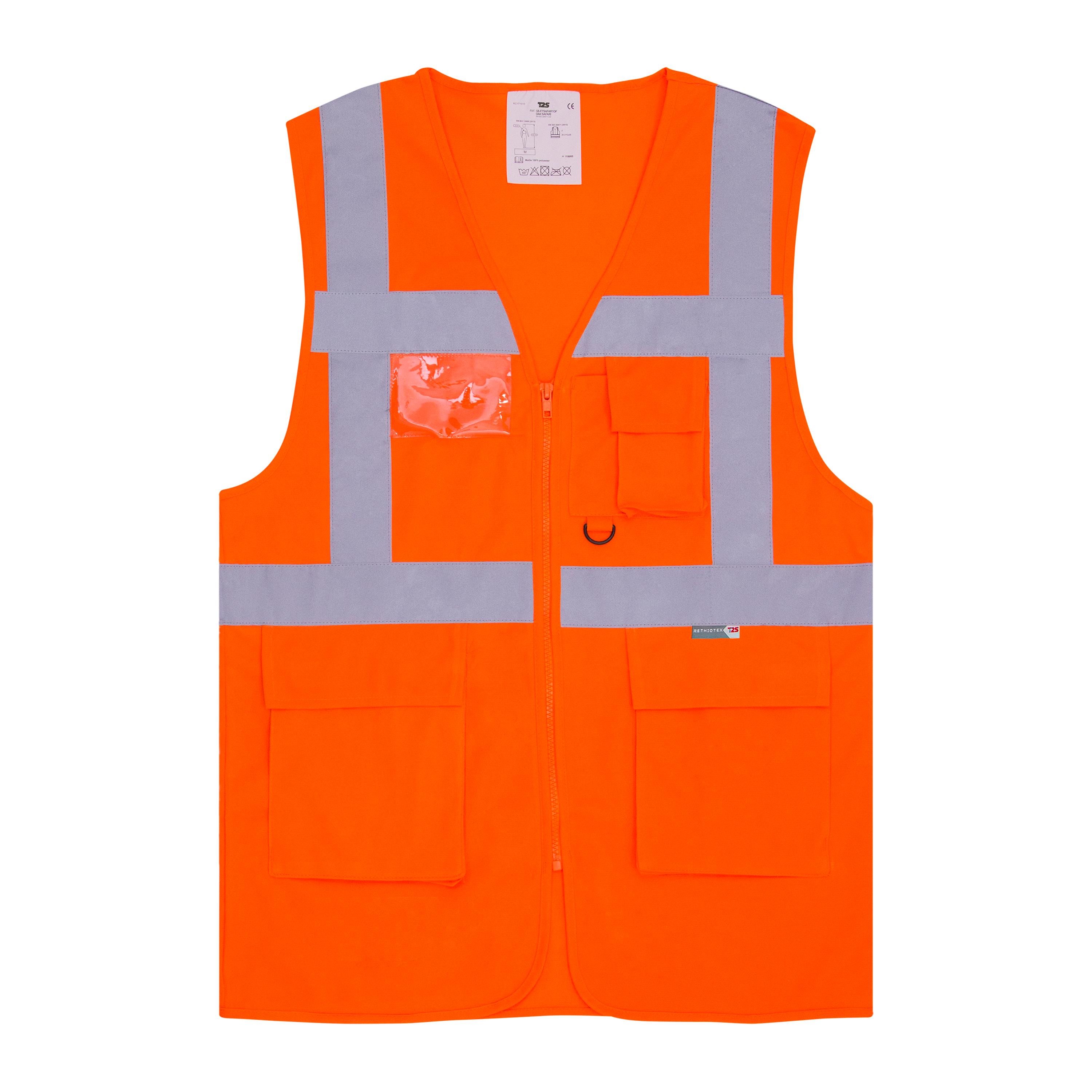 GILET HAUTE VISIBILITE MULTIPOCHES SAFARI JAUNE TAILLE S A 3XL