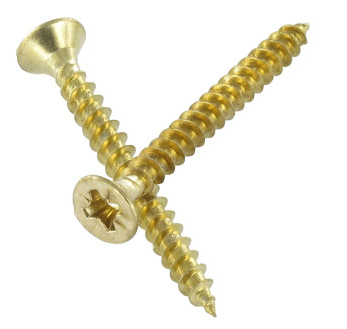 Vis Agglo Tête Fraisée Crusiforme Zingué bichromaté