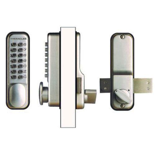 HERACLES HCODE-A verrou à code mécanique en applique pêne dormant réversible HCO