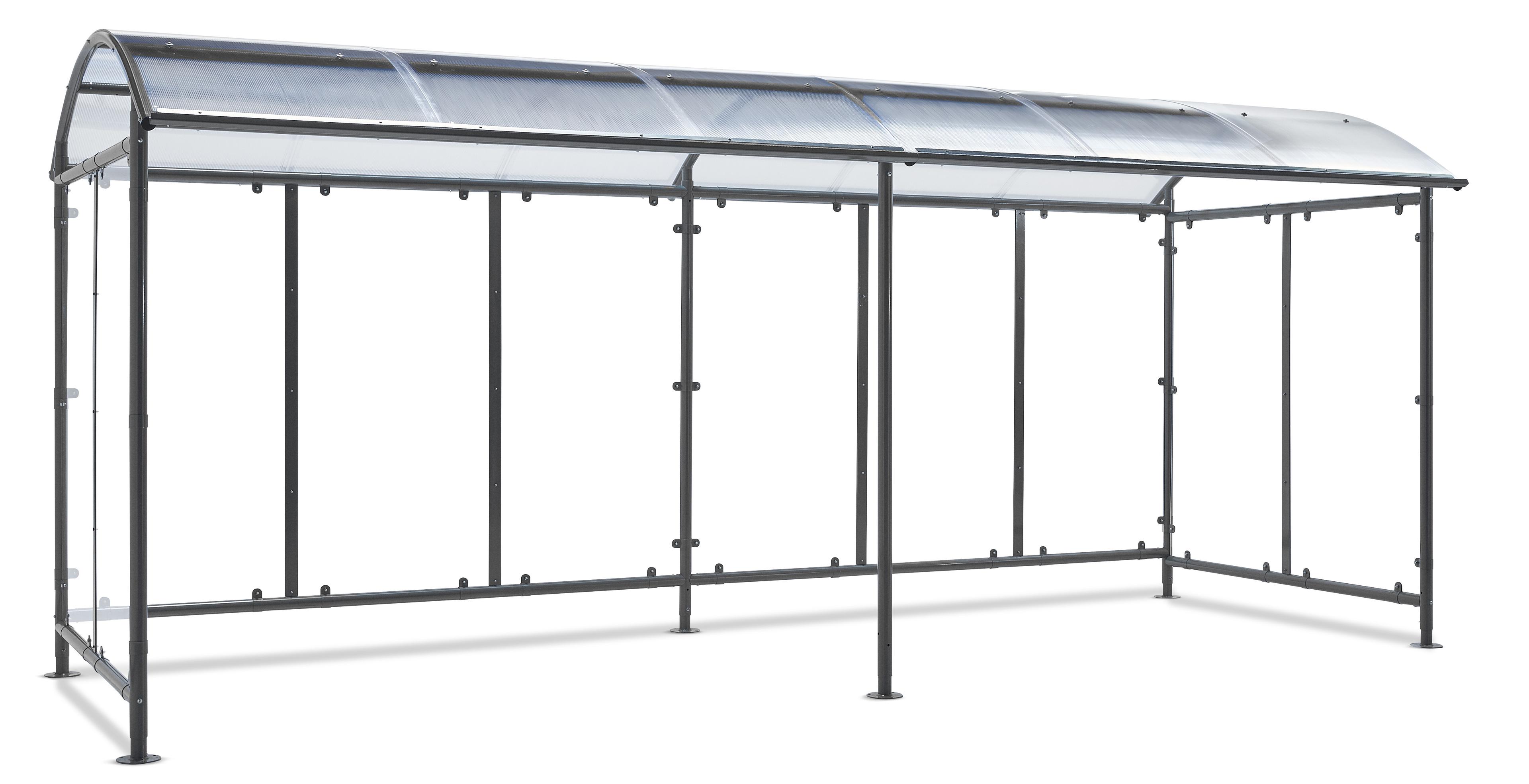 ABRI VELOS DOME BORDEAUX DEPART 3220 X  2450 X 2690