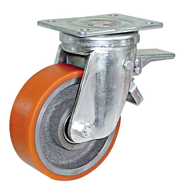 ROULETTE PIVOTANTE A FREIN POUR CHARGES SUPERIEURES