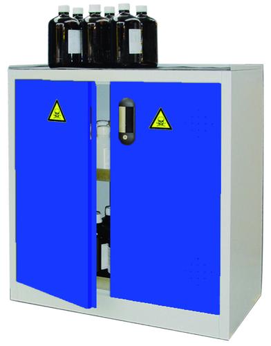 ARMOIRE DE SURETE POUR PRODUITS DANGEREUX 80L BLEUE