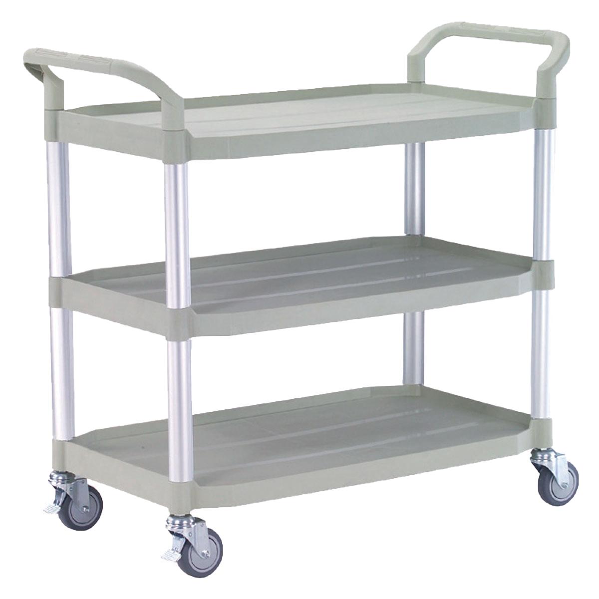 CHARIOT POLYVALENT 3 PLATEAUX GRIS 250 KG