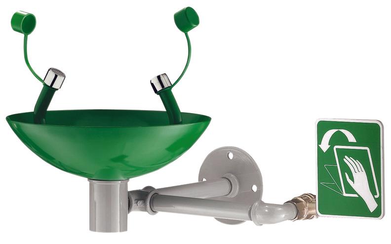 LAVEUR D'YEUX MURAL VASQUE ABS VERT