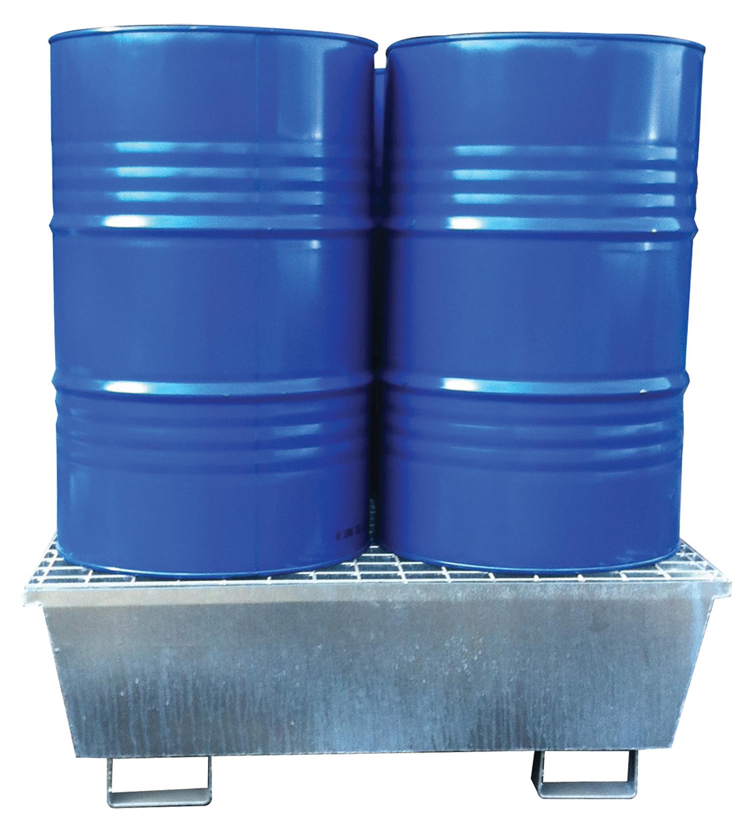 BAC DE RETENTION ACIER GALVA A CHAUD