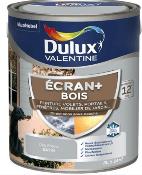 ECRAN+ SATIN BOIS GRIS FRANC