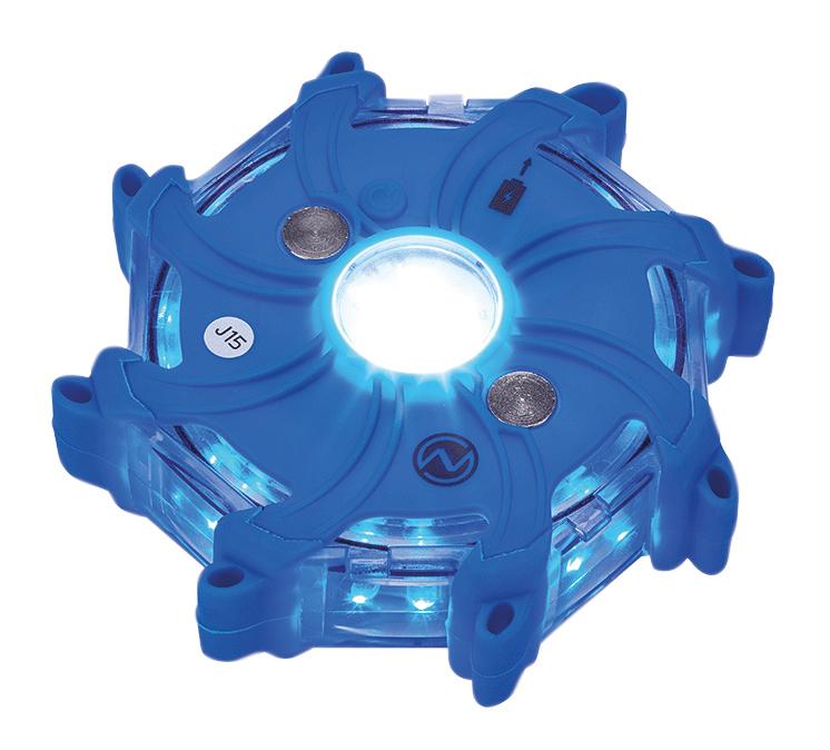 LAMPE PULSAR MAGNETIQUE LED RECHARGEABLE ROUGE