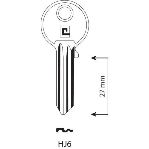 Clés brutes JPM VEGA modèles HJ4 et HJ6 HERACLES