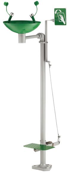 LAVEUR D'YEUX SUR PIED VASQUE ABS VERT