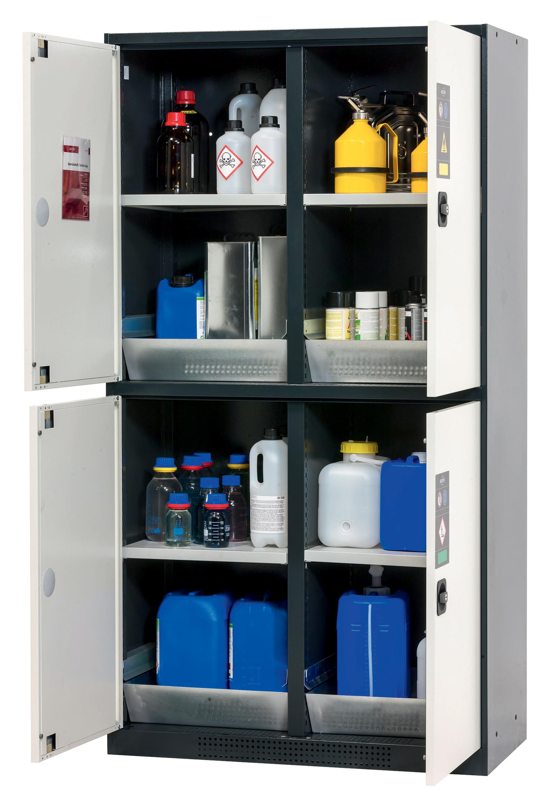 ARMOIRE MULTIRISQUE POUR PRODUITS DANGEREUX 3 PORTES