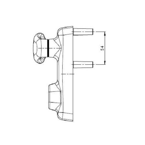 HERACLES F-8572-ARG module extérieur pour antipanique profil européen béquille a
