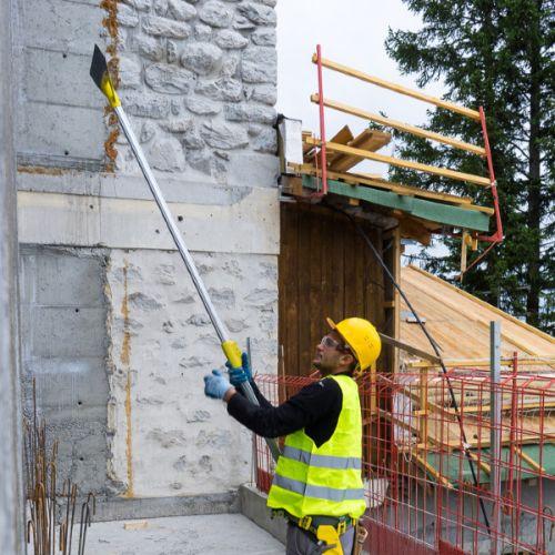 LEBORGNE 142309 Grattoir 30 cm manche télescopique 2-3,50m Nanovib