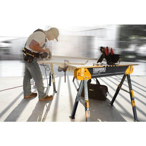 Pack de 2 tréteaux-table de chantier C650 - TOUGHBUILT INDUSTRIES TB-C650-2