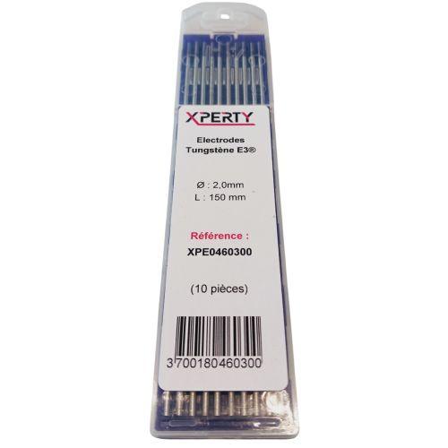 Electrode tungstène E3 Violet longueur 150mm (Etui de 10) - EXPERTY