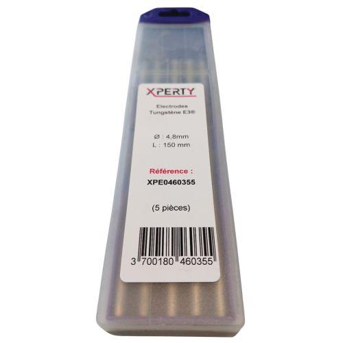 Electrode tungstène E3 Violet longueur 150mm (Etui de 10) - EXPERTY