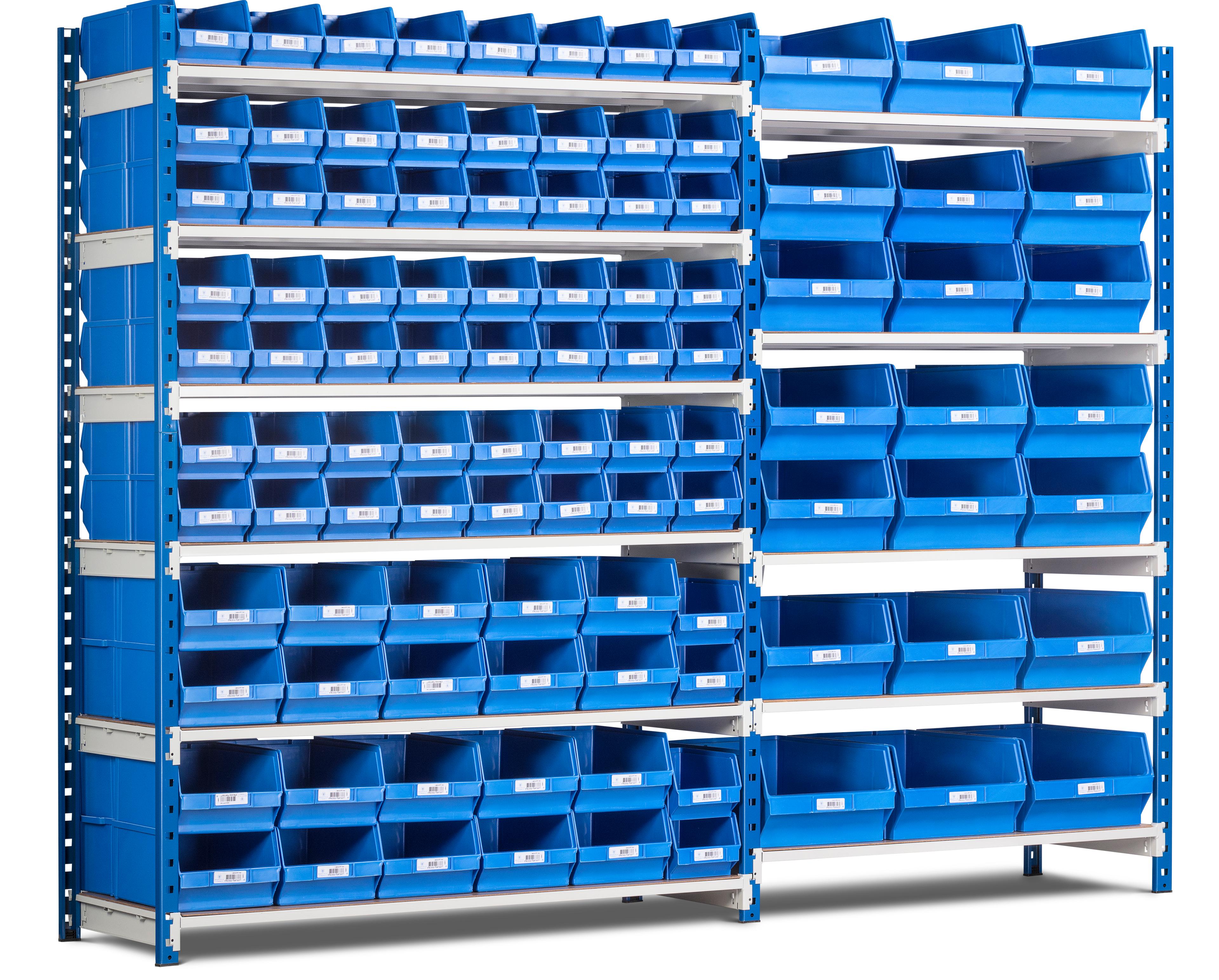 RAYONNAGE LEGER MONTANTS BLEUS