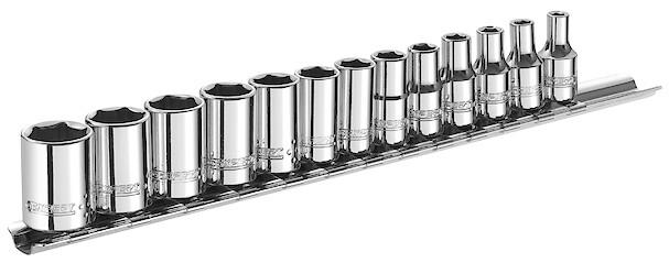 COMPOSITION DOUILLES 1/4"" 13 PIECES