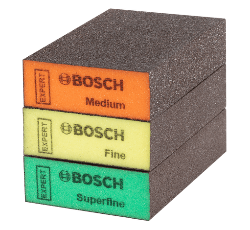 Éponge abrasive mousse STANDARD Bosch Expert pour ponçage