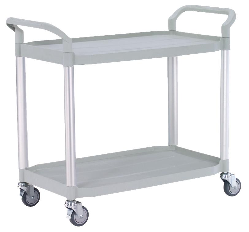 CHARIOT POLYVALENT 2 PLATEAUX GRIS 250 KG