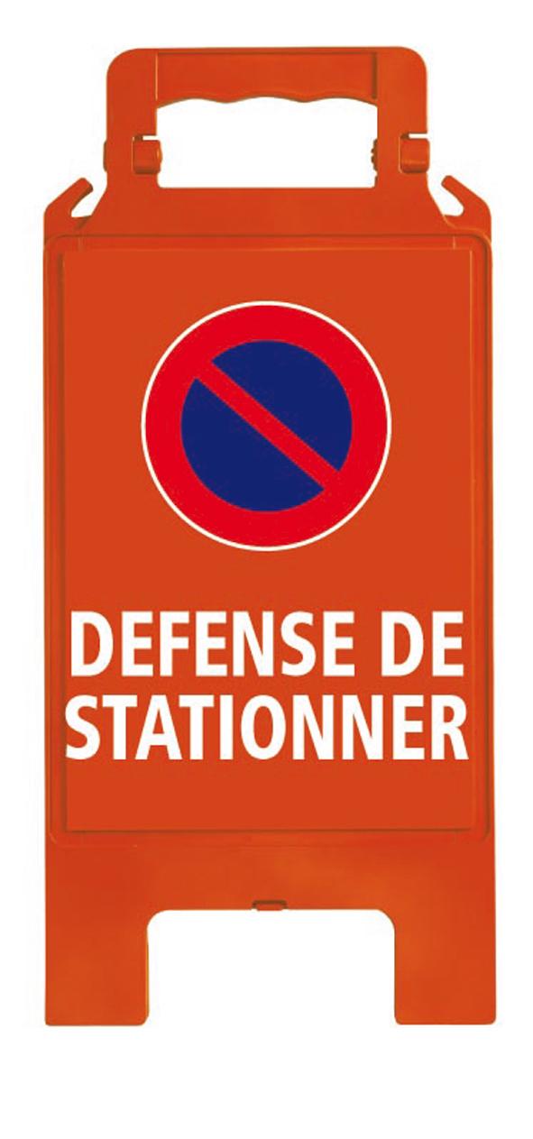 CHEVALET DE SIGNALISATION ROUGE